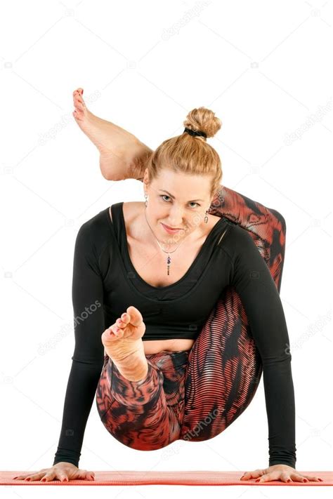 Feet Behind Head Yoga Pose