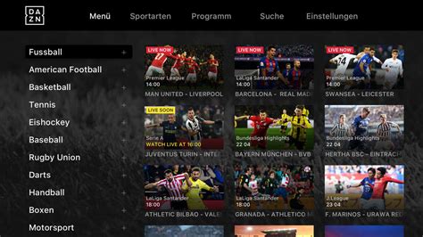Dazn Sport Streamingdienst Nun Auch Auf Dem Apple Tv Verfügbar