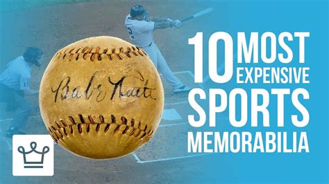 If your pockets are deep enough and funds are not an issue for you, then we encourage. Top 10 Most Expensive Sports Memorabilia In The World ...