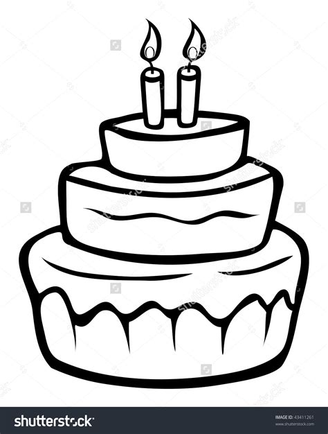 Cake Cartoon Drawing At Getdrawings Free Download