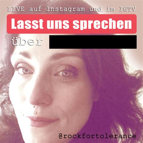 Lasst Uns Sprechen Live Auf Instagram Und Igtv ⋆ Rock For Tolerance Ev