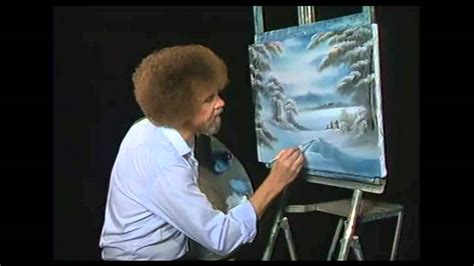 Bob Ross Malerei Verschneiten Einsamkeit Malerei Video