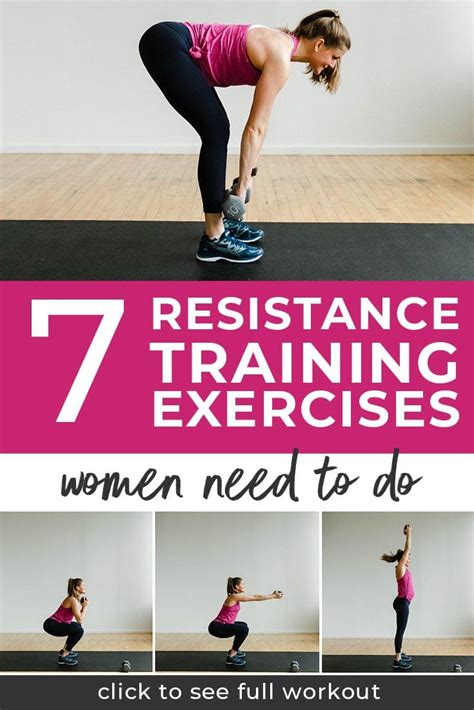 7 Full Body Resistance Training Exercises Video Nourish Move Love