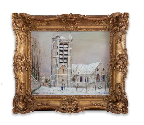 Maurice Utrillo Eglise De La Ferté Milon Aisne 1937 Bailly Gallery