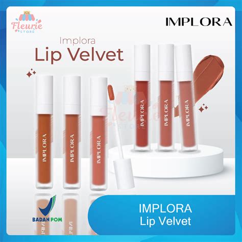 Jual Implora Lip Velvet Gr Lip Cream Halal Original Bpom Shopee