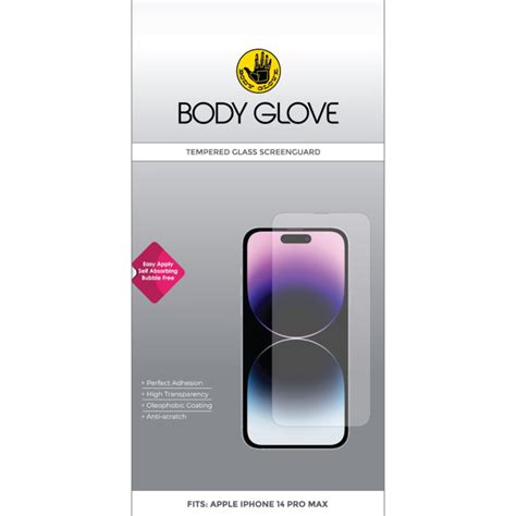 Body Glove Apple Iphone 14 Pro Max Tempered Glass Screenguard Clear Incredible Connection