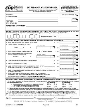 Edd Forms Pdf Fill Out And Sign Printable Pdf Template Signnow