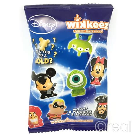 New 1351040 Disney Wikkeez Blind Bags Series 1 Figures And Stickers