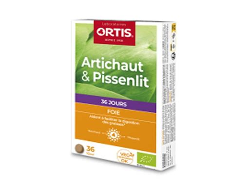 Artichaut Et Pissenlit Bio Ortis 36 Comprimés