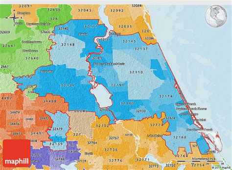 Political Shades Map Of Zip Codes Starting With Bank Home Com