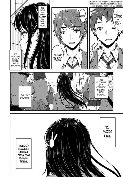 Read Manga Rascal Does Not Dream Of Bunny Girl Senpai Chapter 1