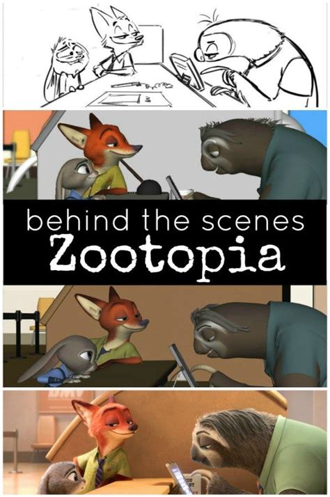Behind The Scenes Of Disney Zootopia Zootopia Disney Zootopia