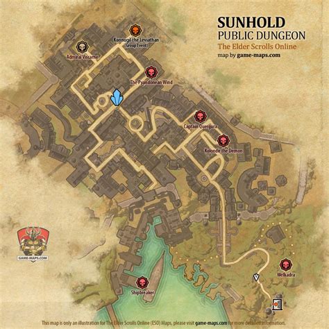 Eso Bonesnap Ruins Skyshard Eso Public Dungeon Maps With Skyshards