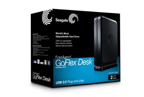 This software serves as a central location from which you can access all of goflex home's features (windows only). Seagate FreeAgent GoFlex Desk - externe Festplatten (ab 3 ...