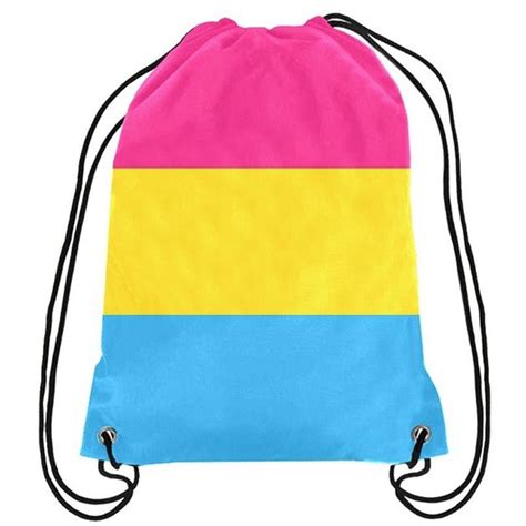 pansexuality rainbow drawstring drawstring backpack pride gay pink lgbt bag sports t