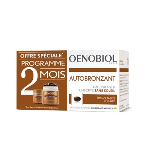 Oenobiol Tan Enhancer Nutri Protection Duo 2x30caps Docmorris France