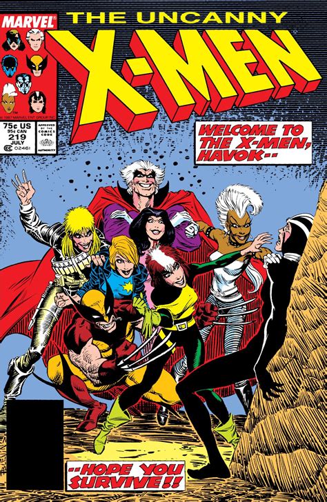 Uncanny X Men Vol 1 219 Marvel Comics Database