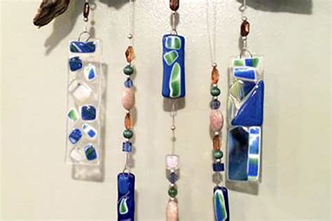 Glass Fusing Workshop Whimsical Wind Chimes Lively Times