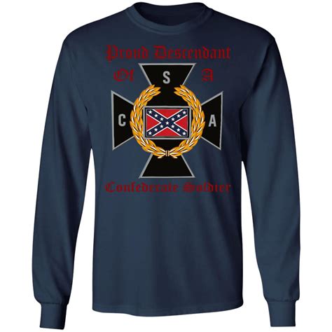 Proud Descendant Of A Confederate Soldier Shirt Allbluetees Online