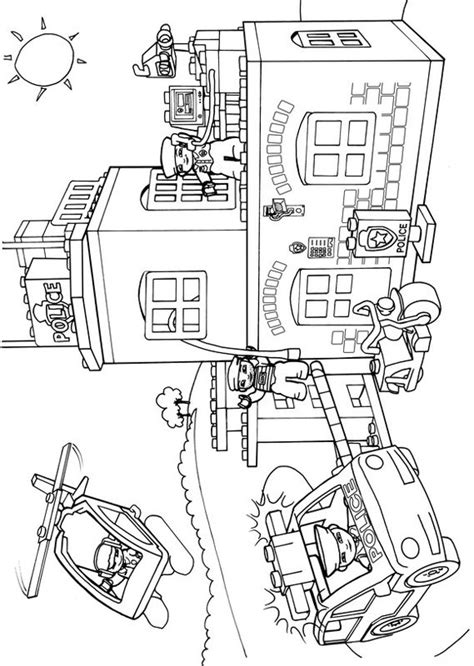 If your child loves legos, they'll love these fun coloring pages, crossword puzzles, and word searches featuring star wars, duplo, ninjago, and lego friends characters. Police Station Coloring Pages at GetColorings.com | Free ...