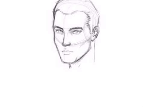 How to draw a cartoon tough guy liveabout? How to draw a Male Face - YouTube