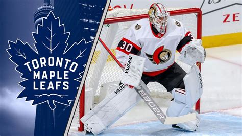 Will The Toronto Maple Leafs Trade For Sens Goalie Matt Murray Nhl