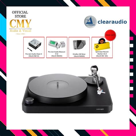 Clearaudio Concept Turntable With Concept Tonearm And Concept Mc