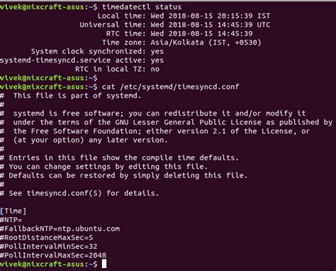 How To Check Ntp Server Ip Address In Linux Linux Nixcraft Linux