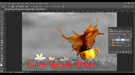 Photoshop Tutorial Color Splash Effect Cs 6 Cc Youtube