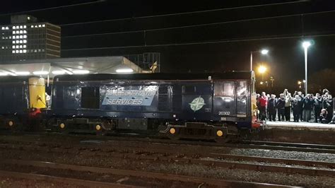 drs class 20 final farewell at crewe youtube