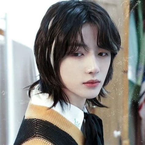 beomgyu long hair in 2022 hair long hair styles korean aesthetic