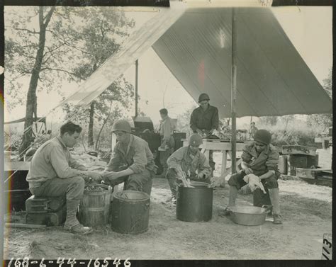 Field Kitchen Installed During Bivouac At Fort Benning On 11 October