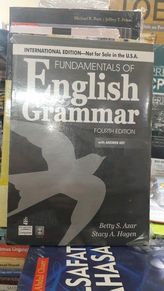 Jual Fundamentals Of English Grammar Fourth Edition With Answer Key Di