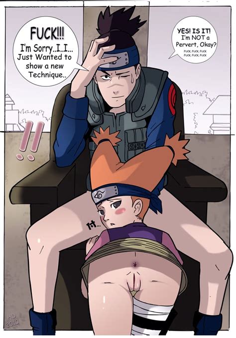 Umino Iruka And Kazamatsuri Moegi Naruto And 1 More Drawn By