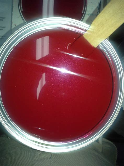 5184 Candy Apple Red Metallic Single Stage Acrylic Enamel Paint Quart