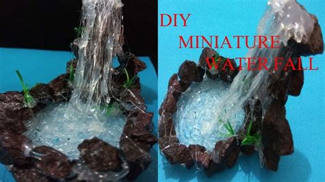 Diy Hot Glue Miniature Waterfall Waterfall Tutorial