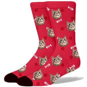 Custom socks and boxer are perfect to show off yourself or a loved one with a cool tropical vibe! Custom Pet Socks - Put Your Pet's Face On Socks! | The ...