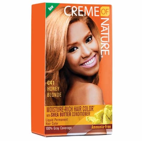 How to color your hair honey blonde. Creme of Nature Moisture Rich Hair Color - Honey Blonde