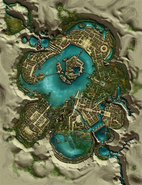 Pin By Justin On Dandd Maps Fantasy City Map Fantasy World Map