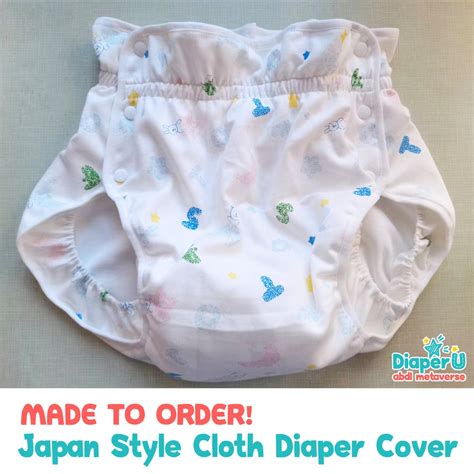 Abdl Adult Baby Japan Style Cloth Diaper Cover Oso Y Conejo Etsy España