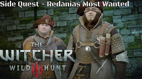 Witcher 3 Side Quest Redanias Most Wanted Ps4 Youtube
