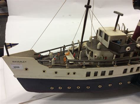 Lot 2059 Scratch Built Model Boat Waverley