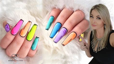 Pop Art Nail Art Cartoon Style Nails Pop Art Nails Trend Comic Book