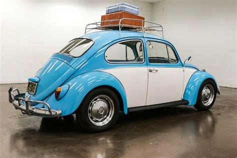 1967 Volkswagen Beetle 62730 Miles Baby Blue Coupe 1677cc Dual Port 4