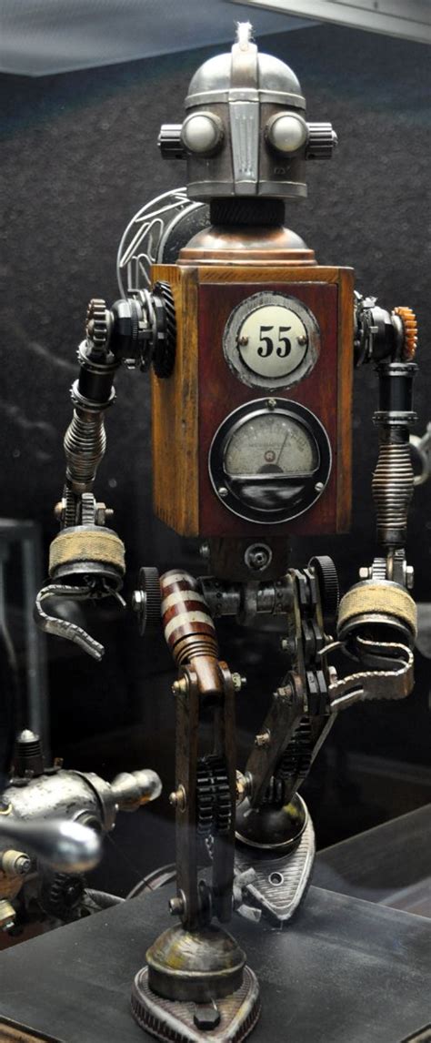 Dan Jones Steampunk Tinkerbots Display At The San Diego Auto Museums