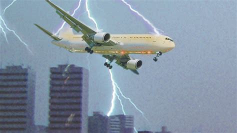 Airplane Struck By Lightning Compilation Hd Lightning Strikes An