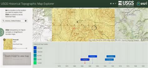 Arizona Geology Usgs Historical Topo Map Explorer Online