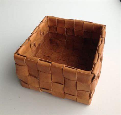 Neverfull Woven Leather Basket Leather Diy Diy Leather Projects