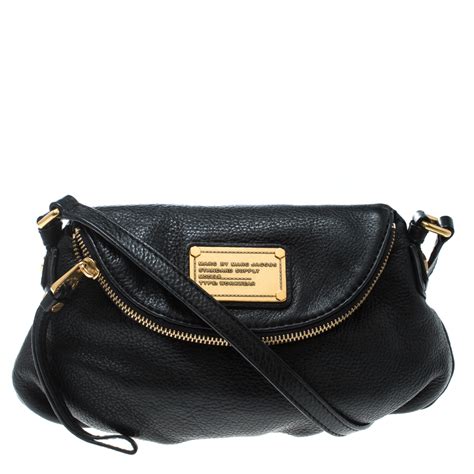 The realreal is the world's #1 luxury consignment online store. Marc by Marc Jacobs Black Leather Classic Q Natasha ...