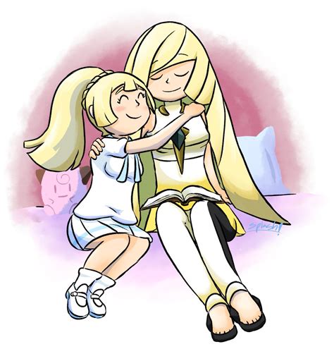 Splash Ask Me About Commissions On Twitter Lillie And Lusamine Mother And Daughter